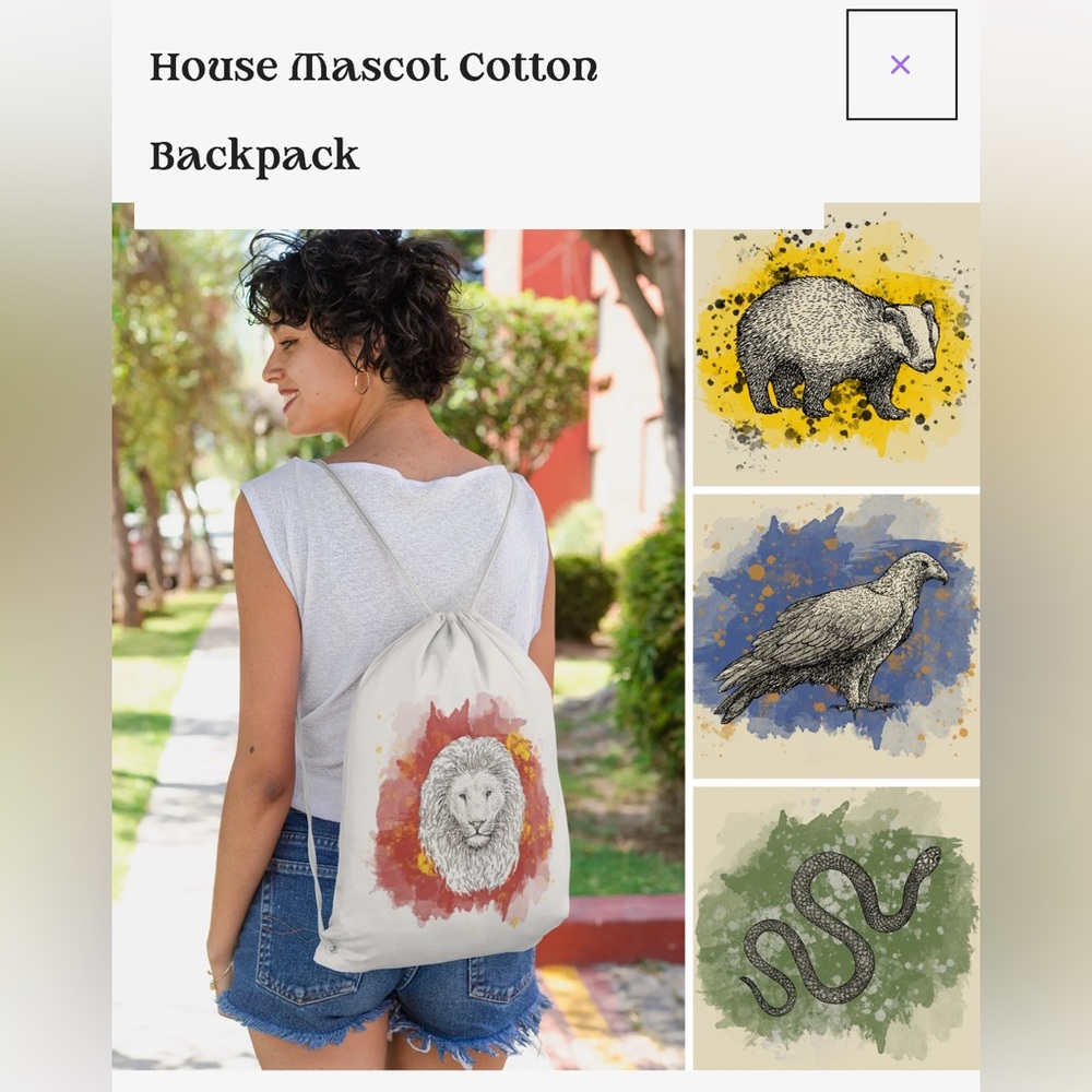 Magic Delivered, Hogwarts House Drawstring Bag, Slytherin, NOWT